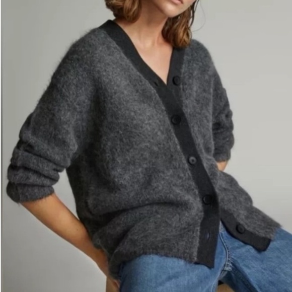 Everlane Sweaters - Everlane The Superfuzz Alpaca Oversized Cardigan Medium